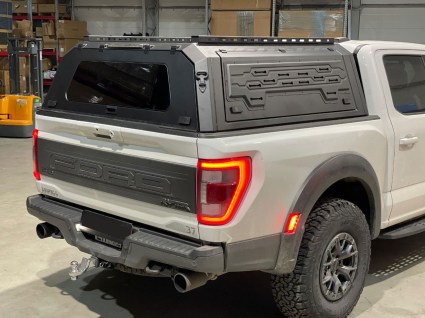 Kунг на кузов Ford F-150 2 стекла алюминиевый - фото 1